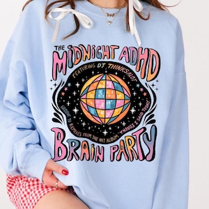 Adhd shirts Audhd Funny ADHD Sweater Neurodiversity Shirt Adhd Adult adhd art Neurodivergent Shirt Mental Health Shirt ADHD teen adhd gifts