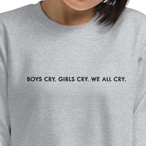Mental Health Sweatshirt, Embroidered sweatshirt, mental health matters sweatshirt, self love club, it's ok to cry shirt, positivity sweater