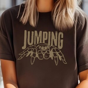Jumping Spider Shirt Spider mom Spider gifts Cute Jumping spider hide Spood shirt Tarantula Spider Lover Spiders Are Friends Spiderful Shirt