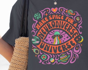 Chemise neurodivergente, Chemise SLP, Éducation spéciale, Chemise d'inclusion, Santé mentale, La neurodiversité est belle, Sweat à capuche de la neurodiversité, Adultes TDAH