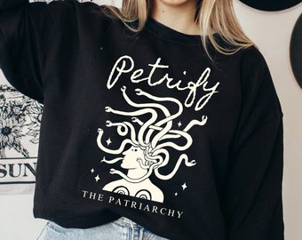 Petrify the patriarchy shirt, smash the patriarchy shirt, Hex the patriarchy, burn the patriarchy, medusa shirt, feminist shirt, feminism