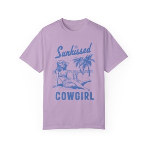 Sunkissed Coastal Cowgirl Shirt Hot Cowgirl Summer sunkissed shirt Hibiscus shirt Surfs up cowgirl Long live cowgirls Ocean inspired style image 9