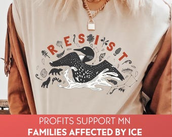 Minnesota Loon Widerstand Shirt Rebel Loon Ficken Eis Shirt Ficken Eis Shirts Anti-Eis abschaffen Eis Shirt Anti-Trumpf-Eis jetzt Tshirt