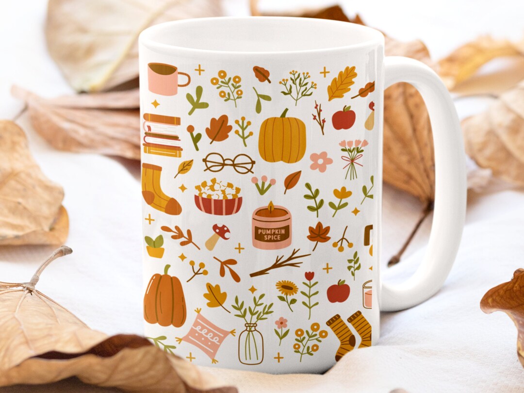Fall Mug, Fall Coffee Mugs, Coffee Mugs for Fall Season, Funny Autumn Coffee Mug, Cute Fall 15