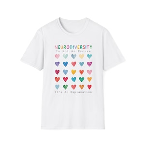 Neurodivergent Shirt SLP Shirt Special Ed Inclusion Shirt Mental Health Neurodiversity is beautiful Neurodiversity Hoodie ADHD adults image 5