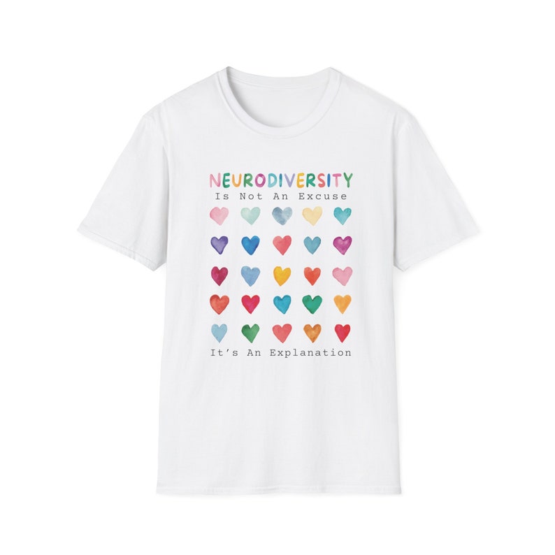 Neurodivergent Shirt SLP Shirt Special Ed Inclusion Shirt Mental Health Neurodiversity is beautiful Neurodiversity Hoodie ADHD adults image 5