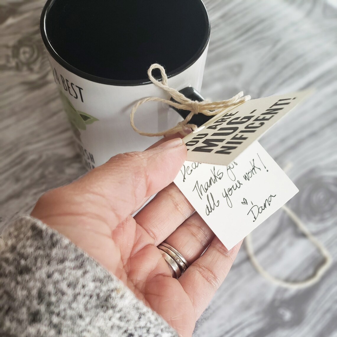 Gift Tags for Mugs Bag tag coffee presents Gifts for Etsy España