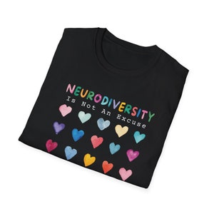 Neurodivergent Shirt SLP Shirt Special Ed Inclusion Shirt Mental Health Neurodiversity is beautiful Neurodiversity Hoodie ADHD adults image 7
