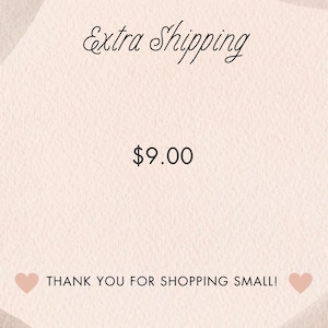 Extra Shipping