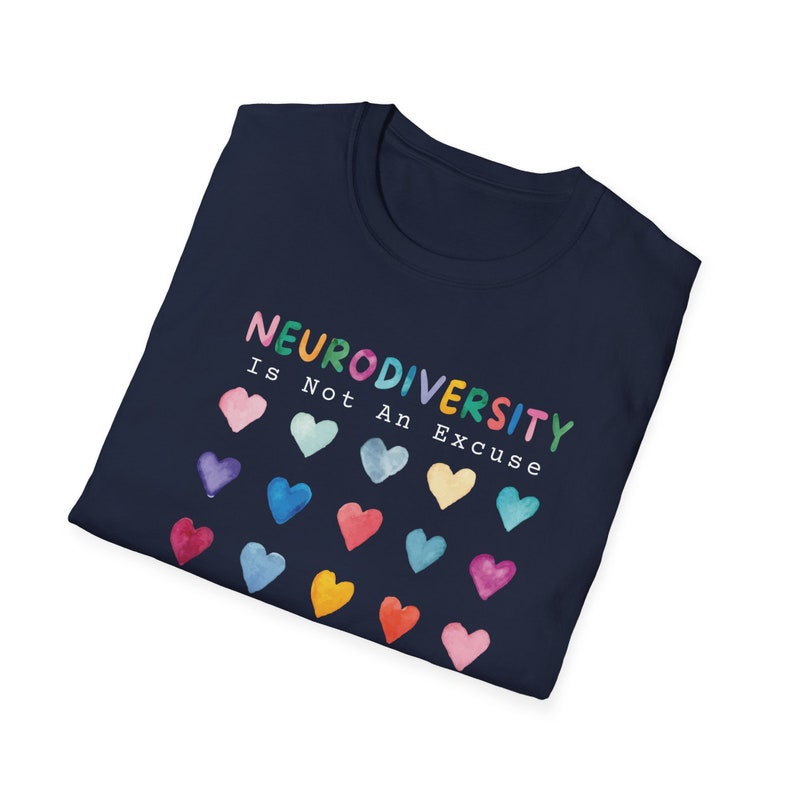 Neurodivergent Shirt SLP Shirt Special Ed Inclusion Shirt Mental Health Neurodiversity is beautiful Neurodiversity Hoodie ADHD adults image 8