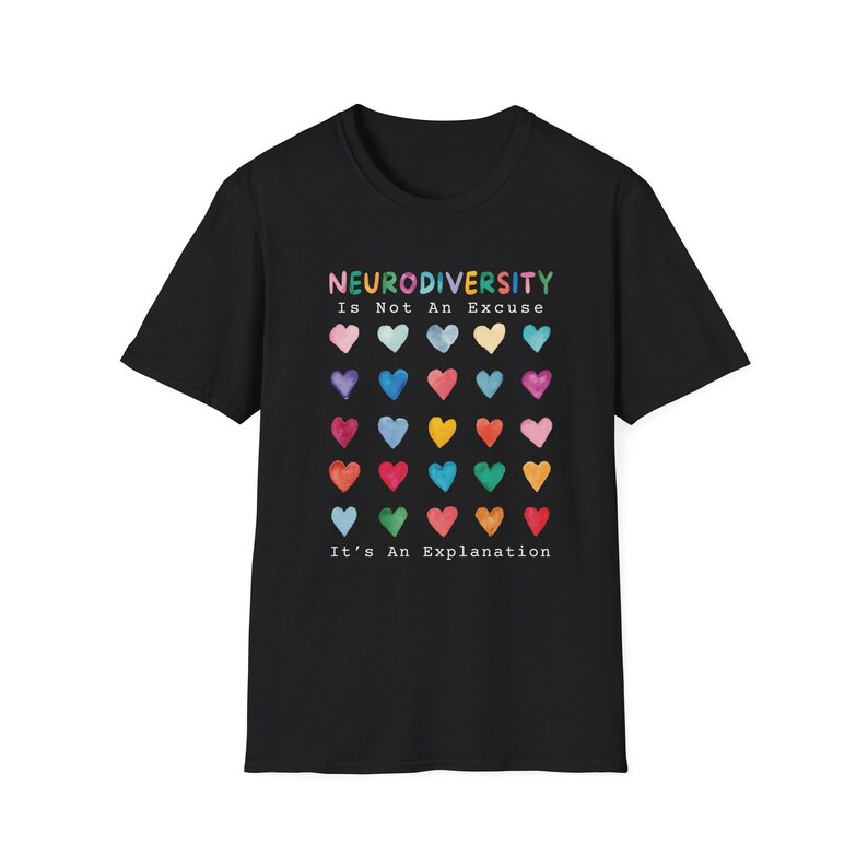 Neurodivergent Shirt SLP Shirt Special Ed Inclusion Shirt Mental Health Neurodiversity is beautiful Neurodiversity Hoodie ADHD adults image 3