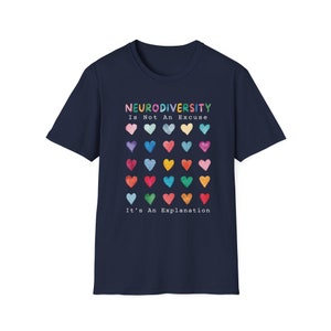 Neurodivergent Shirt SLP Shirt Special Ed Inclusion Shirt Mental Health Neurodiversity is beautiful Neurodiversity Hoodie ADHD adults image 4