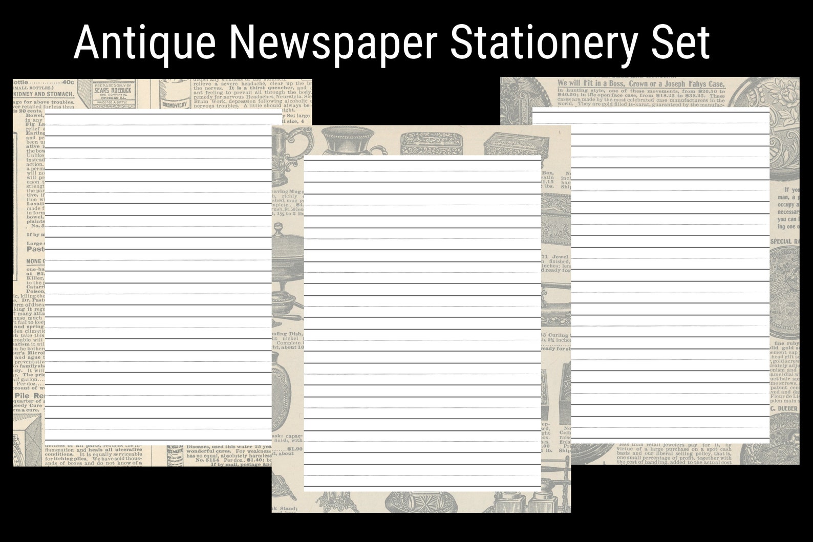 dark aesthetic stationery set printable dark academia etsy