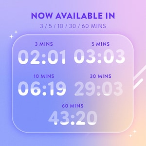 Animación de temporizador de cuenta regresiva líquida, superposición de transmisión con colores personalizables (descarga digital) imagen 2