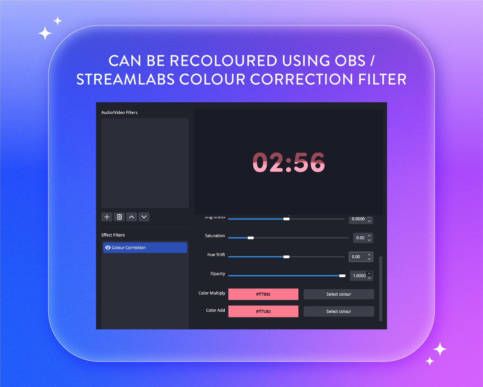Liquid Countdown Timer for Twitch / Kick Stream Overlay, 5 Mins, 10