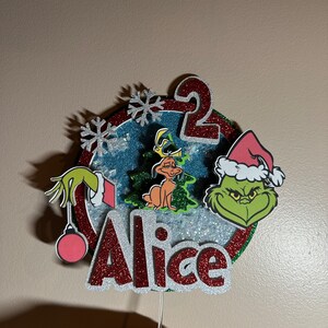 The Grinch Cake Topper - Etsy
