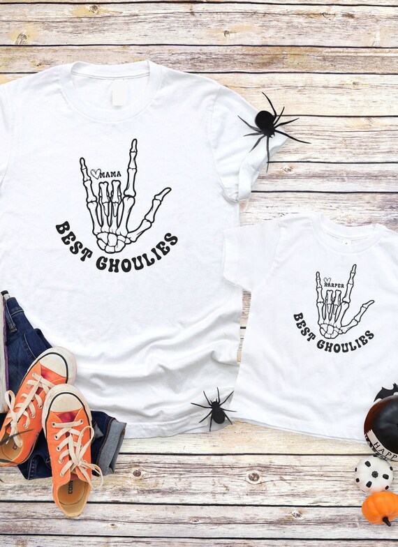 Comfort colors custom- mama and mini- mommy and me- mother daughter tee- matching fall shirts- personalized shirts- matching Halloween shirt