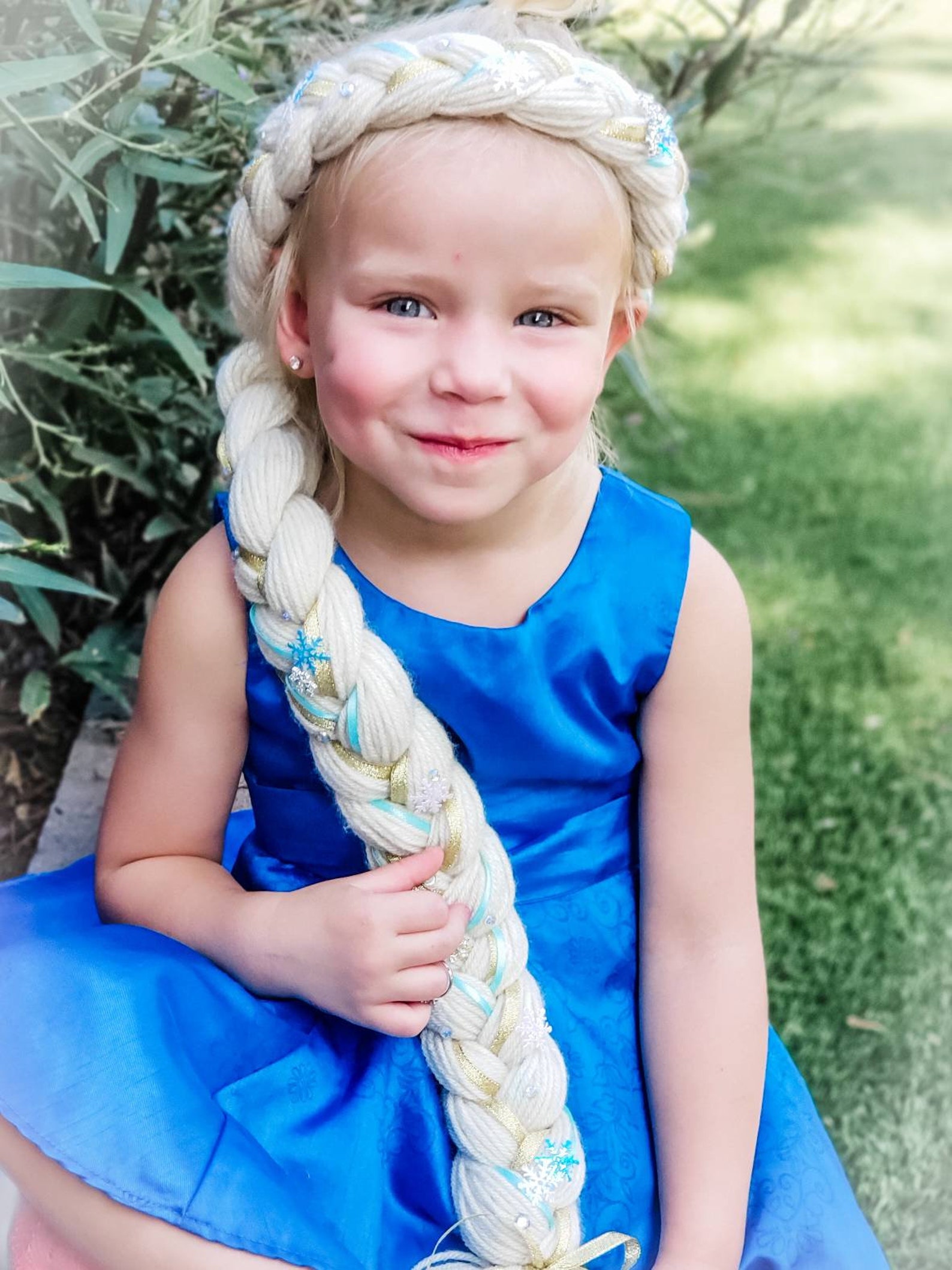 Ice Princess Hair Ice Princess Costume Princess Hair Frozen Party Hair Ornaments Tea Party Favor ...