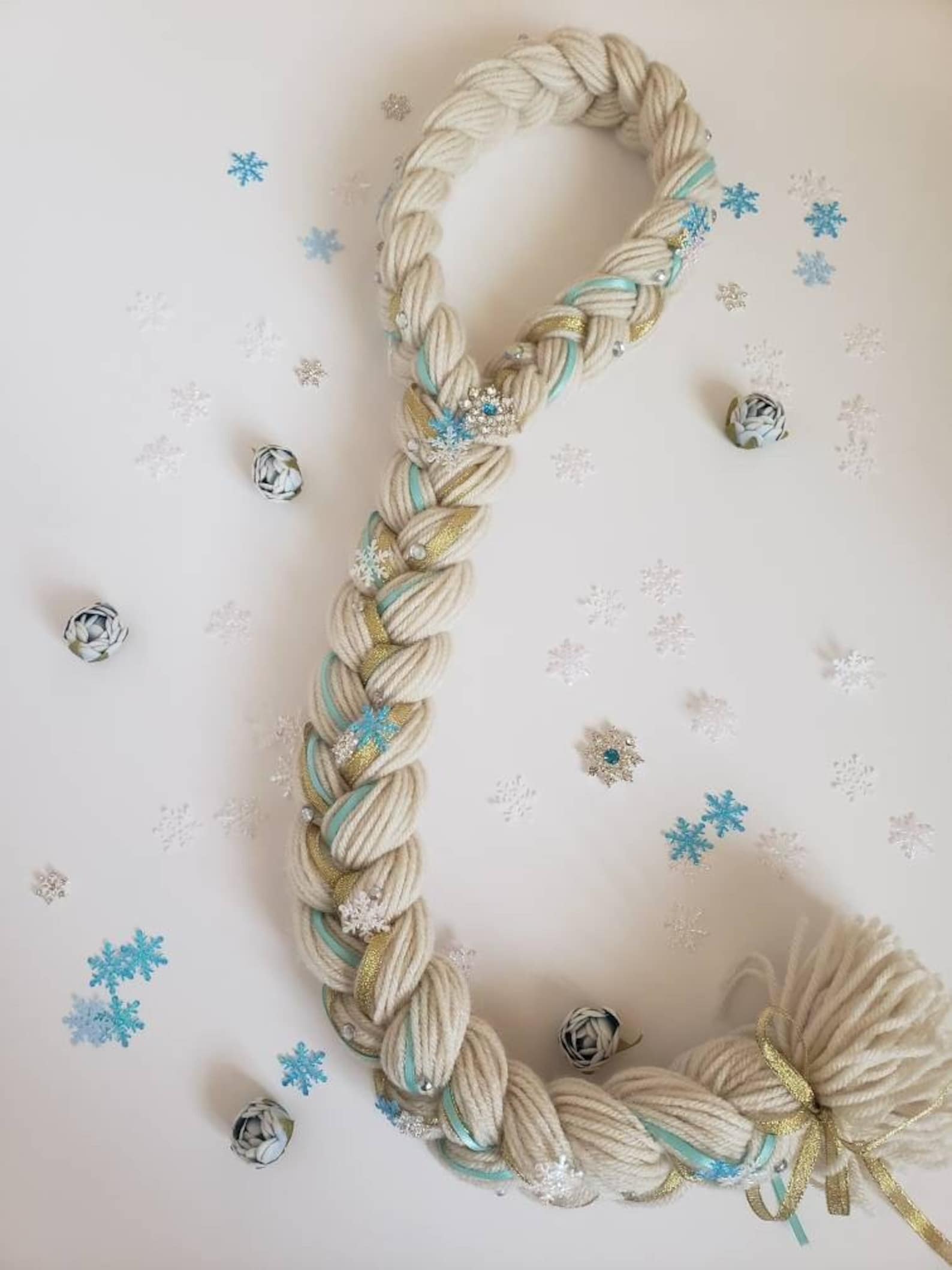 Ice Princess Hair Ice Princess Costume Princess Hair Frozen Party Hair Ornaments Tea Party Favor ...