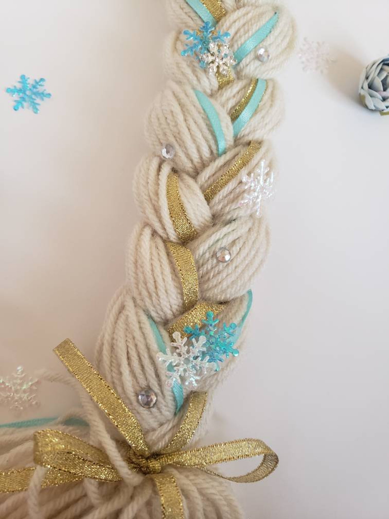 Ice Princess Hair Ice Princess Costume Princess Hair Frozen Party Hair Ornaments Tea Party Favor ...