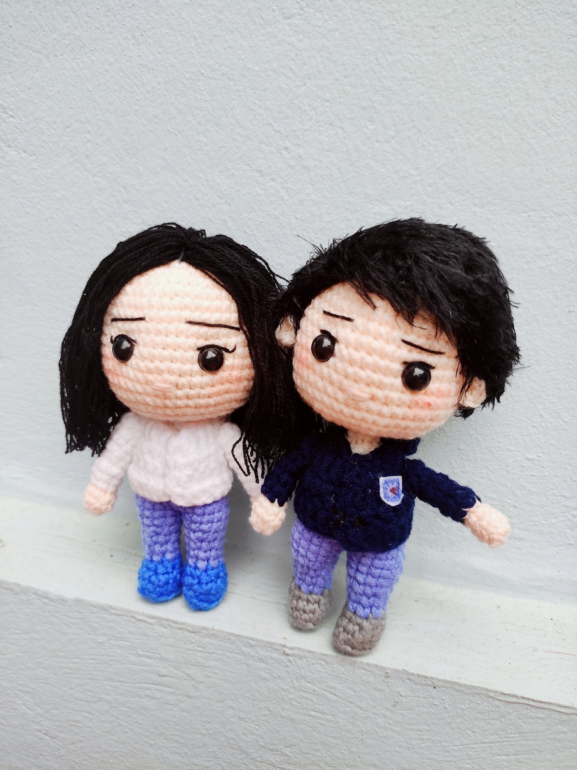 Custom Couple Doll Look Alike Doll Custom Crochet Doll -  Israel