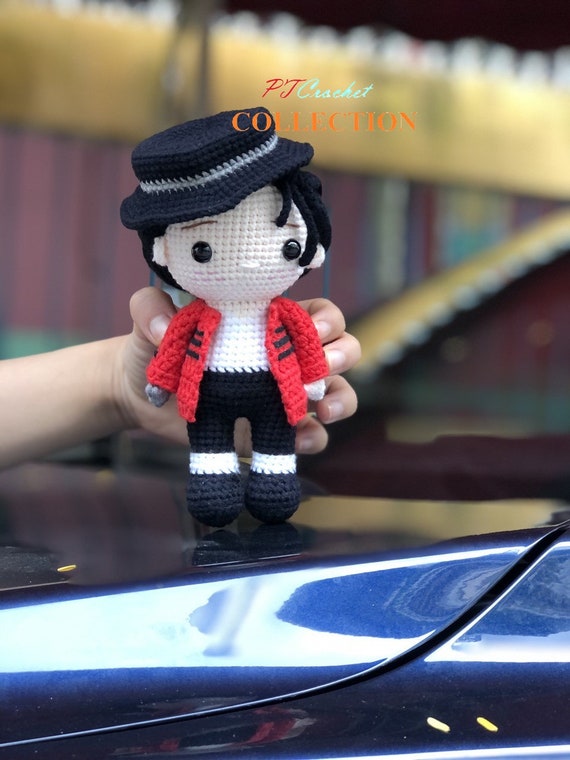 Michael Jackson Crochet Doll Michael Jackson Doll, Crochet