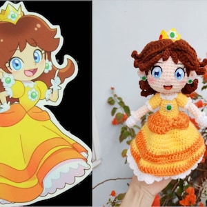 Princess Crochet Doll, Crochet Collectibles, Crochet Princess Doll, Crochet Princess, Mini Princess Doll, Princess Keychain