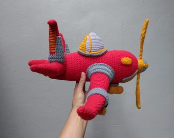 Airplane Amigurumi, Airplane Crochet, Airplane Doll, Airplane Plush, stuffed airplane, Christmas gifts