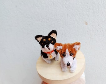 Llavero de ganchillo de perro, ganchillo de perro mini, perro parecido, perro de ganchillo personalizado, perro de peluche personalizado, perro personalizado, regalo para los amantes de los perros