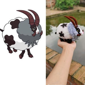 Wooloo Crochet, Wooloo amigurumi ,Wooloo plushie, Custom Wooloo Plush, Pet Gift