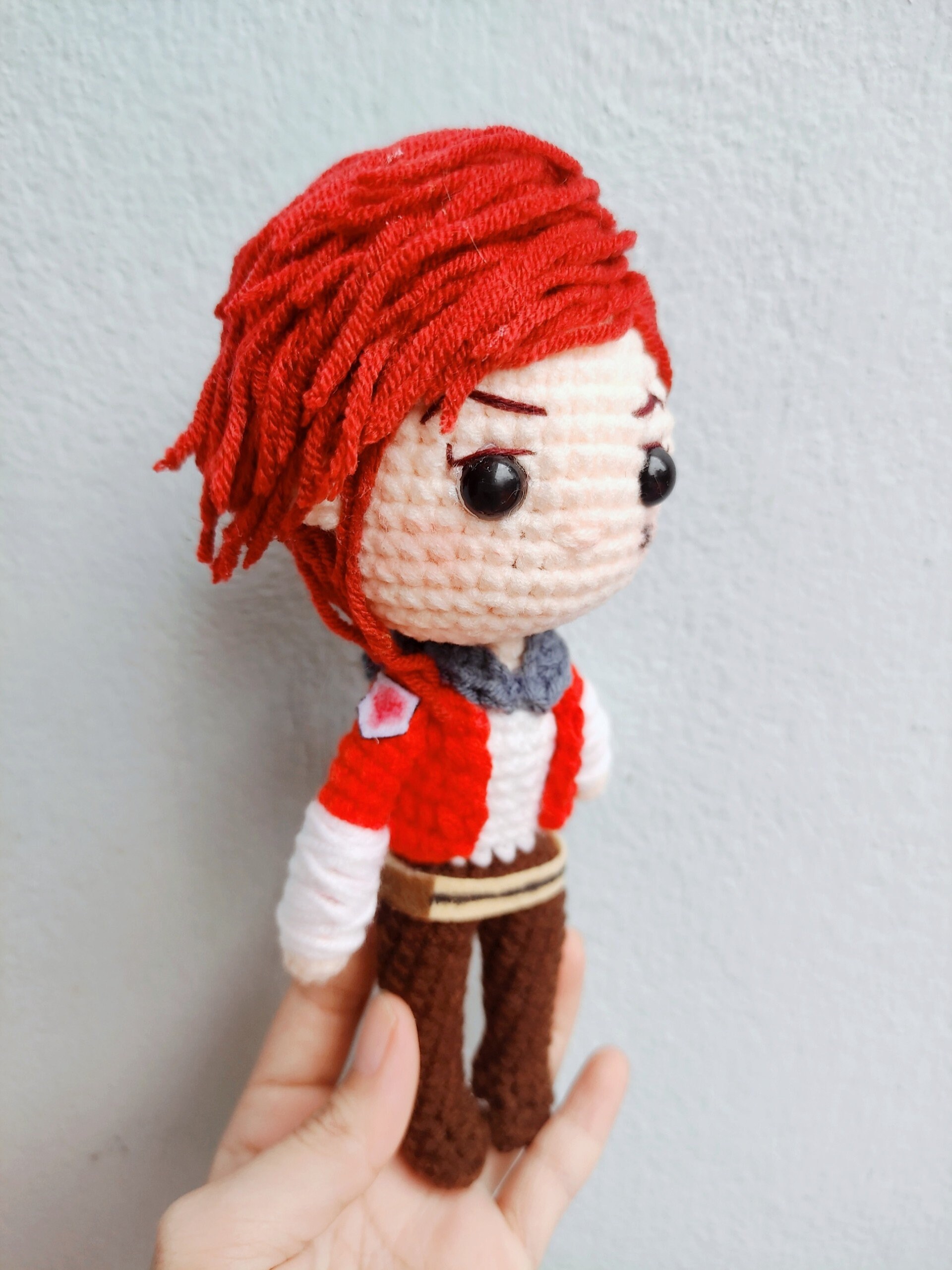 Crochet Arcane Vi Plush Doll, Criminal Character, LOL Stuffed Toy, Game ...