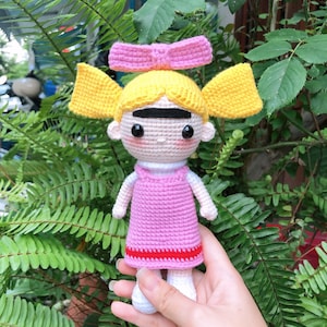 Helga Pataki Doll, Amigurumi Helga Pataki, Crochet Helga Pataki Doll, Peluche imbottito Helga Pataki, Handmade Baby for Gift