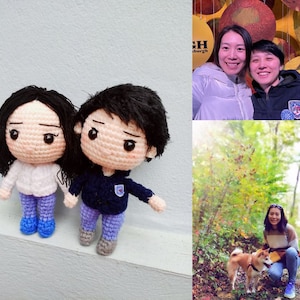 Custom Couple Doll, Look Alike Doll, Custom Crochet Doll, Couple Crochet, Custom Plush Couple, Crochet Wedding Gift, Crochet Valentine Gift
