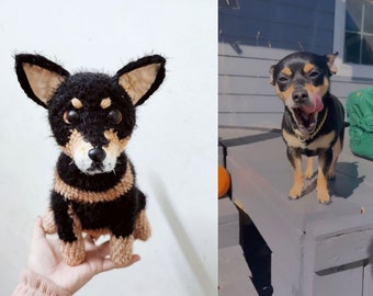 Look Alike dog crochet, Custom Crochet Dog, Custom Dog Plush, Custom Stuffed Dog, Custom Pet Plush, Pet Gift, Dog lover gift, Christmas Gift