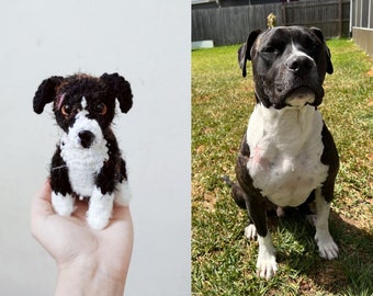 Look Alike dog crochet, Custom Crochet Dog, Custom Dog Plush, Custom Stuffed Dog, Custom Pet Plush, Pet Gift, Dog lover gift, Christmas Gift