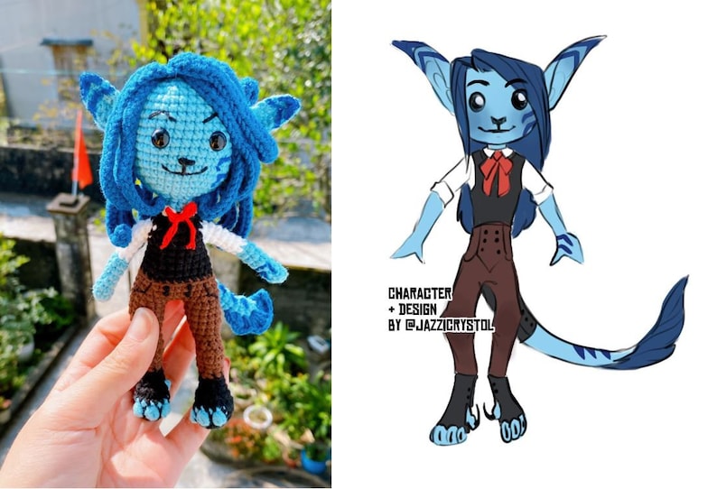 Custom Plush Commission Custom Plush Doll Custom Crochet Etsy