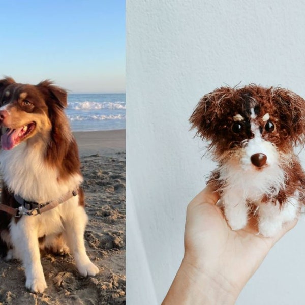 Look Alike Dog, Custom Crochet Dog, Custom Stuffed Dog, Crochet Pet Memorial, Personalized Dog, Gift for Dog Lovers, Personalized Pet Gift