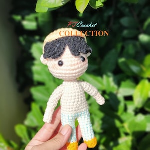 Yoongi BTS crochet, bts Doll, Stuffed bts, BTS Plush, BTS Amigurumi, Custom Bts, Christmas Gifts