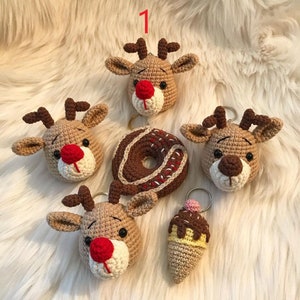 Christmas ornament Crochet, Handmade Christmas , Amigurumi Christmas, Christmas Decor