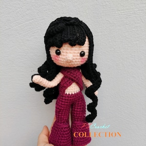 Selena Quintanilla Crochet Doll, Selena Quintanilla Fan Collectibles Gift, Amigurumi Selena Quintanilla, Selena Quintanilla Plush