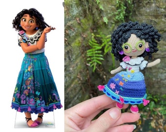 Mirabel Madrigal Crochet Doll, Mirabel crochet doll, Princess Crochet Collectibles, Amigurumi Mirabel , Princess Dolls