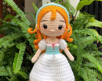 Thumbelina Doll, Thumbelina Crochet Doll, Thumbelina Keychain, Hand made Thumbelina, Thumbelina Amigurumi, Thumbelina Figure