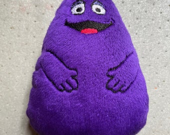 Peluche Grimace viola più grande (15 cm)