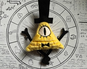 Ricorda! La realtà è un'illusione, l'universo è un ologramma, compra questo mini peluche di BILL CIPHER, ciao!