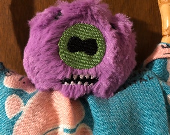 ROTO Plushie--Purple Monsters at Work Animale domestico peloso