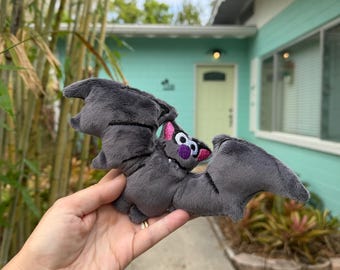 Mini peluche di pipistrello più grande - Conta con il Conte von Count! Un piccolo e adorabile pipistrello - Ah, ah, ah!