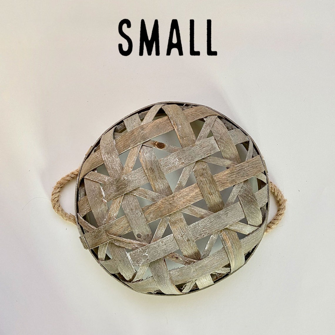 Round Tobacco Baskets Set Large Tobacco Basket Wall Décor Etsy