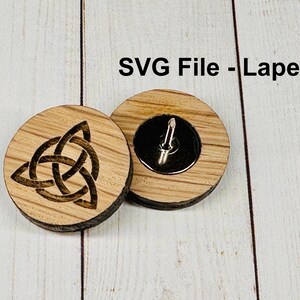 Archivo SVG - Paquete de nudos celtas: prendedor de solapa, gemelos, pendientes de botón