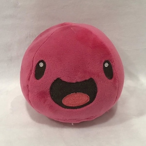 Slime rancher pink slime plush (unofficial), slime rancher plush, gamer gift, pink slime, blob, pink blob, stuffed animal