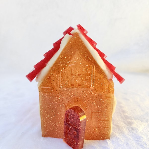 Resin Gingerbread Cottages